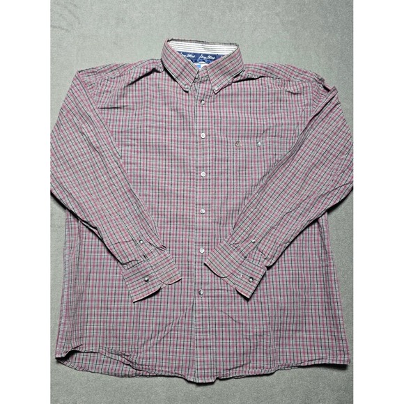 George Strait Cowboy Cut Wrangler Plaid Button Down Long Sleeve Shirt Size 2XL - Picture 1 of 6